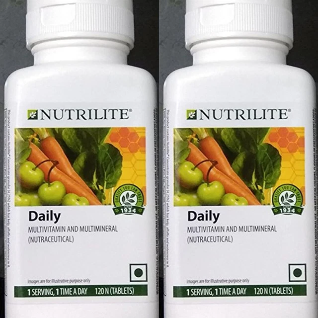 NUTRILITE DAILY MULTIVITAMIN and Multimineral Tablets120 Tabs (Pack Of