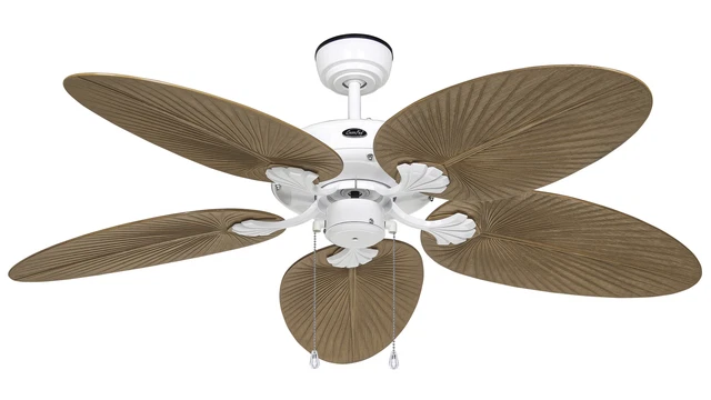 Ventilatore A Soffitto Con Luce 152cm: Silenzioso Motore DC, Telecomando, 6 Velocità, Timer, Per Esterno/Interno - Design Legno Noce - 3