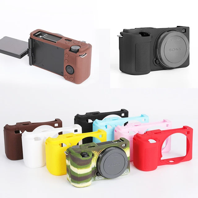 For Sony ZV-E10 ZVE10 Camera Case Rubber Body Cover Silicone Frame Protector