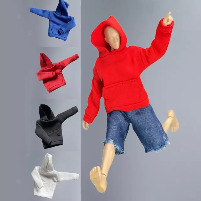 Mode-Hoodie im Maßstab 1:12 für 15,2 cm große weibliche Actionfiguren