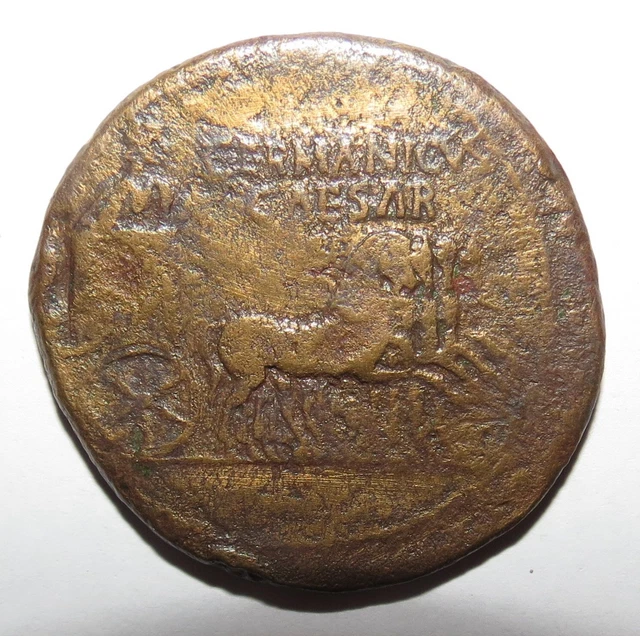 Rare GERMANICUS Dupondius - 12,3g - 30mm Rare GERMANICUS Dupondius - 12,3g - 30mm