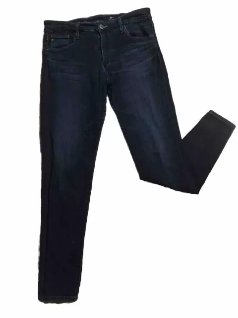 AG Adriano Goldschmied Jeans Womens 31 R The Farrah Skinny High Rise Dark