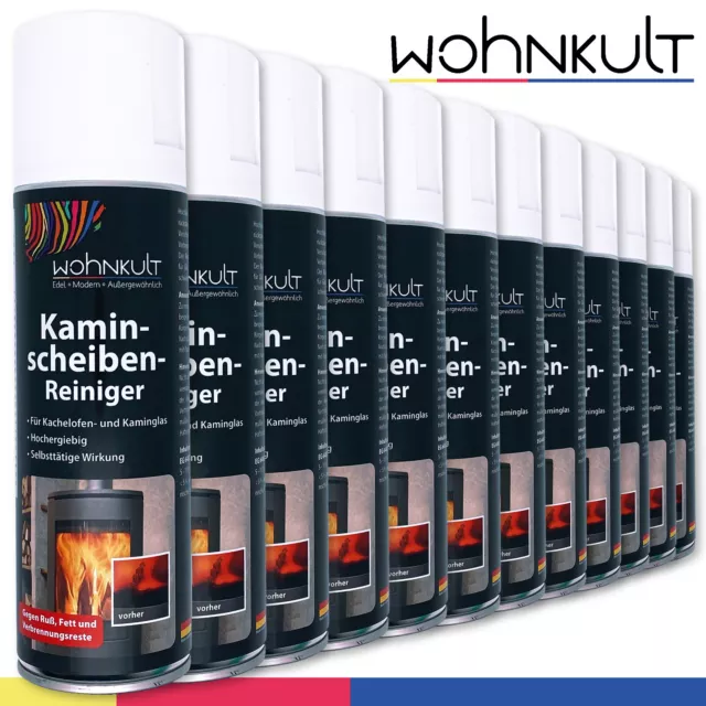 Wohnkult 12 x 300 ML Nettoyeur Disque de Cheminée Poêle Masse / Très Productif