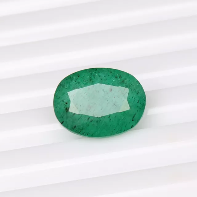 Naturel Vert Émeraude Colombien 3.15 CT non Chauffé Desseré Certifié Pierre