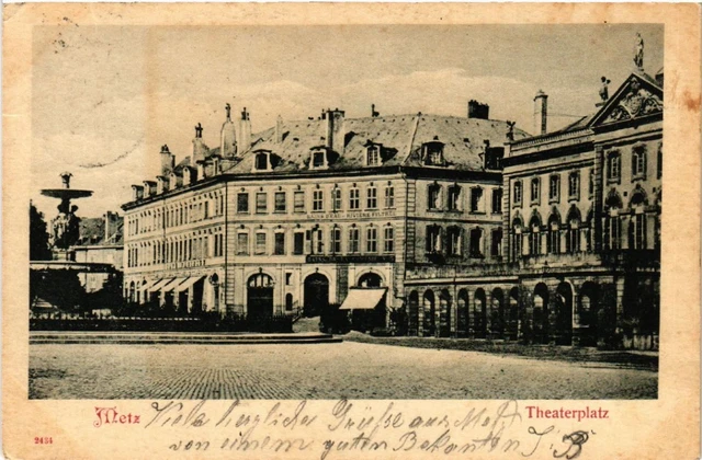 CPA AK METZ - Theaterplatz (454989)