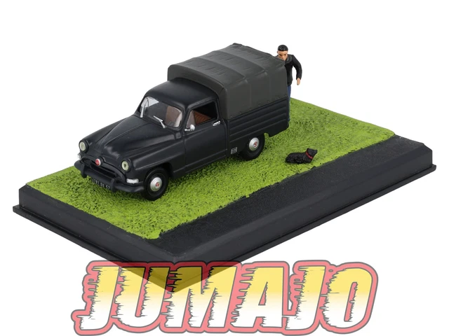 Modèle Réduit Renault 4 Blanche IXO 1/43 - Série Route Bleue "Une Partie De Chasse" - Neuf En Boîte