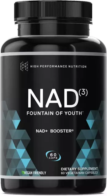 NAD+ Booster - Nicotinamide Riboside Alternative (NAD3) anti Aging NRF2 60 Pills