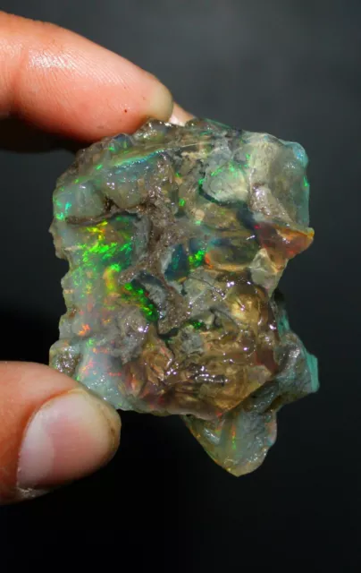 Opal rough, Welo Fire opal, Loose opal, Natural Ethiopian Opal rough 244 Cts