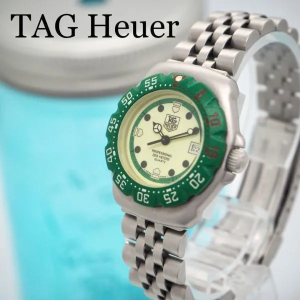 Tag Heuer Formula 1 Watch Ladies Quartz 27mm Green Vintage Date Swiss Made