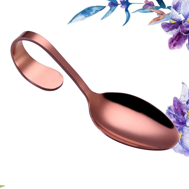 Cuchara de fruta cuchara de metal decorar aperitivo bebé