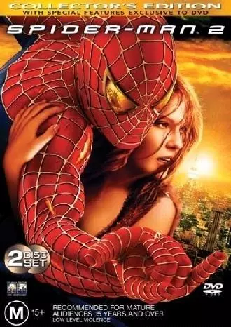 SPIDER MAN 2 DVD - REG 4 AUS - Tobey Maguire, Kirsten Dunst, James Franco  $ - PicClick AU