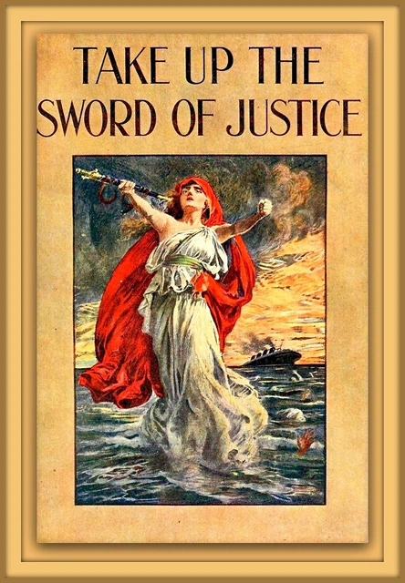 1915 War  art poster office leaf wall decor