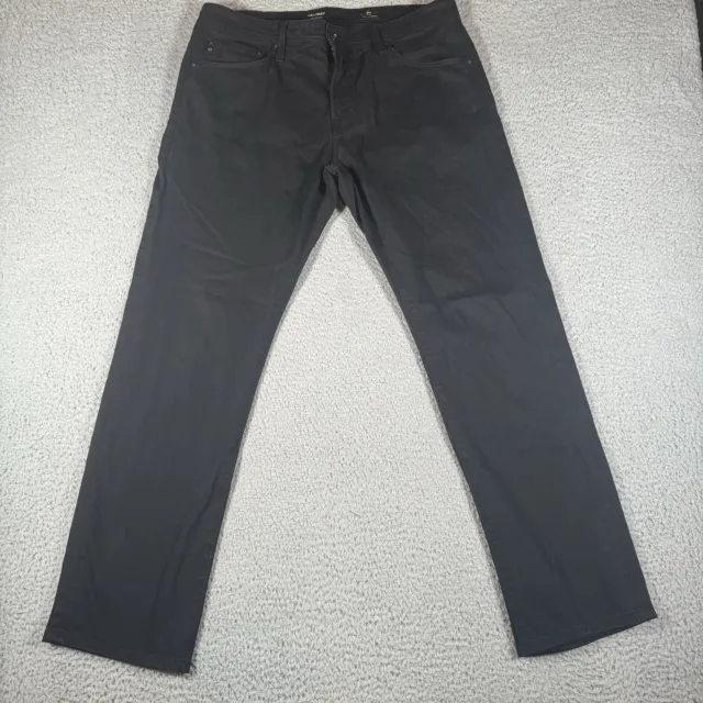 Adriano Goldschmied AG Jeans Men's 34x32 (36x30) The Everett Slim Straight Black