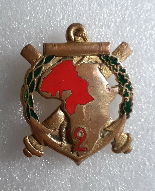 Insigne Militaire Original 6e GAMA (Groupe D'Artillerie De Marine) - TFAI - Drago