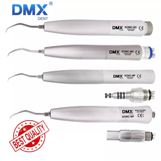 DMX Sonic S Dental Hygienist Air Scaler Handpiece + 3 Tips Fit NSK Kavo Coupling