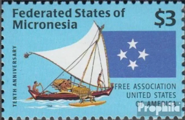 Mikronesien 528 (kompl.Ausg.) postfrisch 1996 Vertrag freie Assoziation mit USA