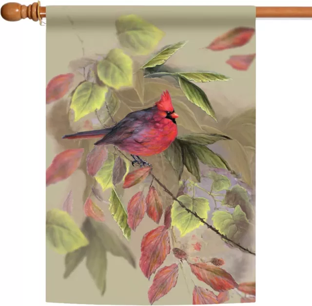 Toland Home Garden 100071 Red Bird Flag 28x40 Inch Double Sided for Outdoor