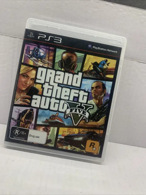 Replacement Case (NO GAME) GRAND THEFT AUTO V GTA V PlayStation 4 PS4 Box