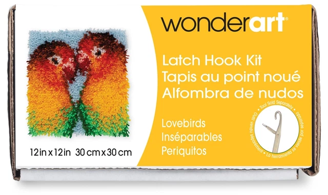Kit de gancho de pestillo Wondert 12""X12""-agapornis -426209C