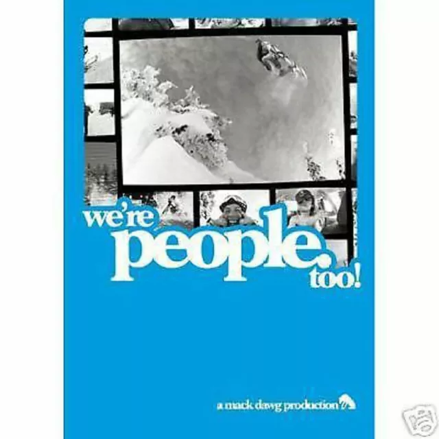 Mack Dawg - We're People Too - Snowboard DVD SALE