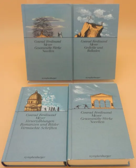 4 Bände Conrad Ferdinand Meyer Gesammelte Werke