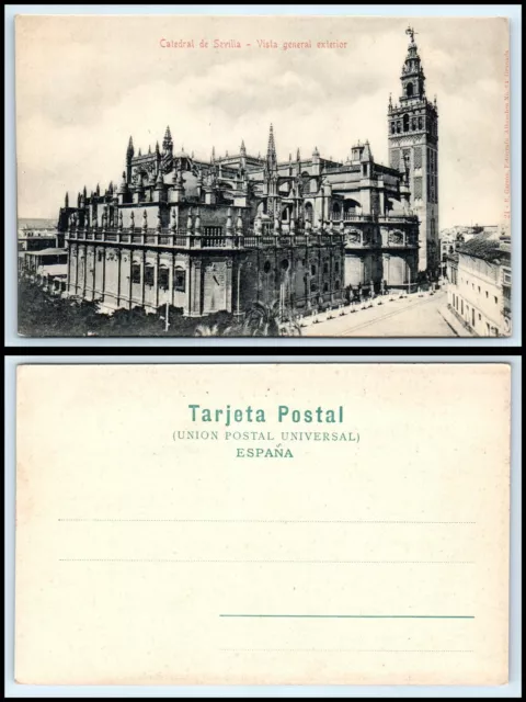 SPAIN Postcard - Catedral de Sevilla, General View G39
