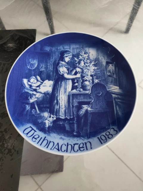 Piatto di Natale 1983 - Bareuther - Limited Edition
