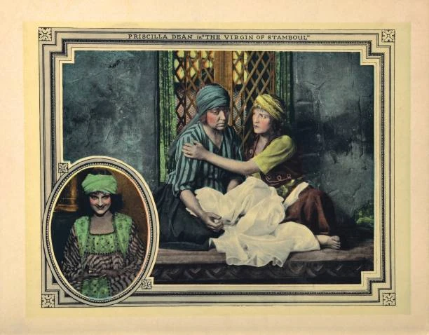 THE VIRGIN OF Stamboul Us Lobby Card Priscilla Dean 1920 Old Movie