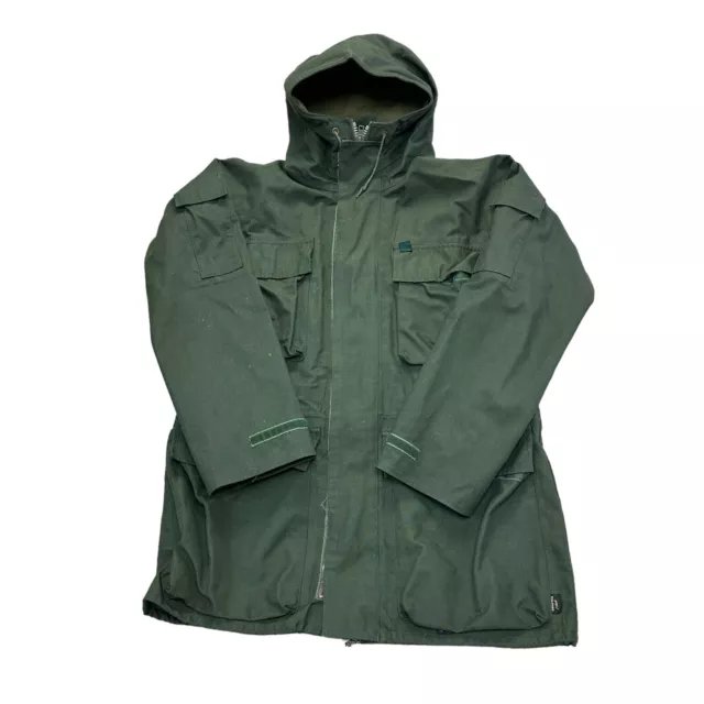 Vintage Snowdon Mouldings Gore-Tex Jacket Walking Hiking Rain Green Mens Medium