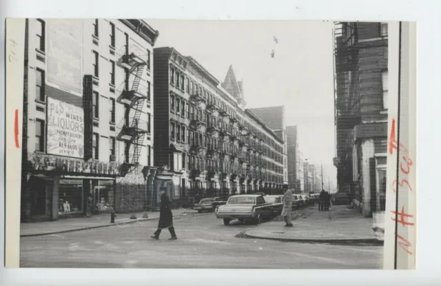 Harlem Ny 114Th Street 7Th 8Th Avenues Original Photo Aid Project Vintage 1965