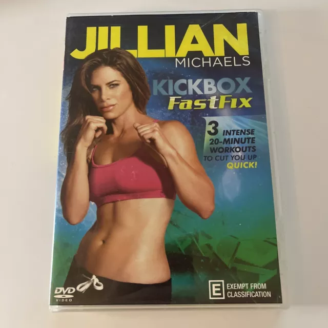 JILLIAN Michaels - Kickbox Fastfix (DVD, 2012) All Regions