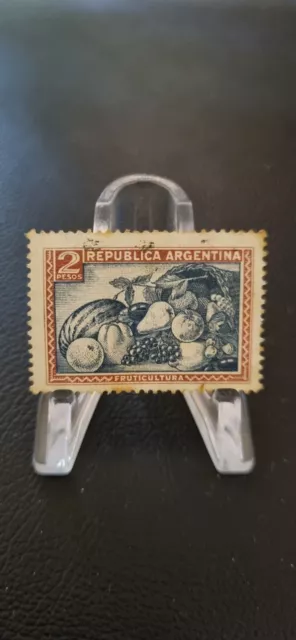 Fruticulture 2 Peso. 1935-1951 Argentina Postage Stamp
