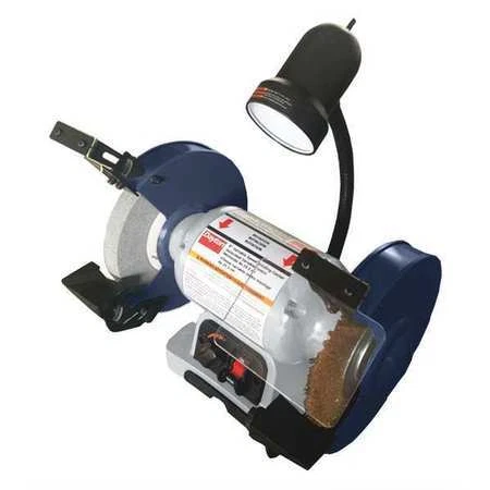 Dayton 49H008 Bench Grinder, 8 In Max. Wheel Dia, 3/4 In Max. Wheel Thickness,