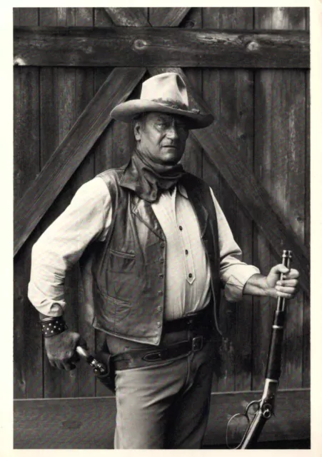John Wayne The Duke Movie Actor Westerns Cowboy in 1971 Vintage Postcard