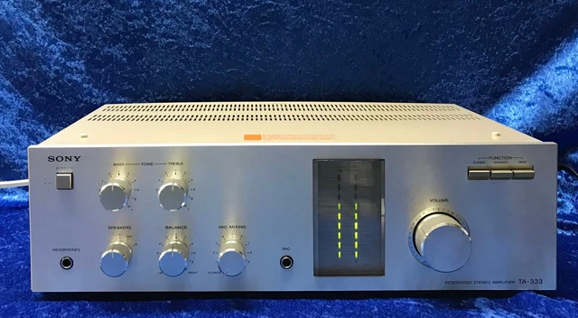 Ampli HiFi Pioneer SA-506 – Vintage Argenté, Révisé Avec Garantie 1 An
