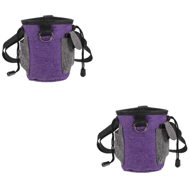 2 piezas bolsa de entrenamiento para perros cachorro bocadillo bolsa de tratamiento mascota comida al aire libre