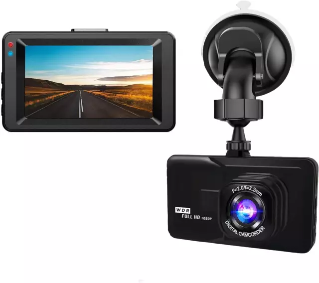 Dashcam Voiture Caméra Embarquée Voiture 1080P 2.7 Pouces Caméra De Voiture Gran