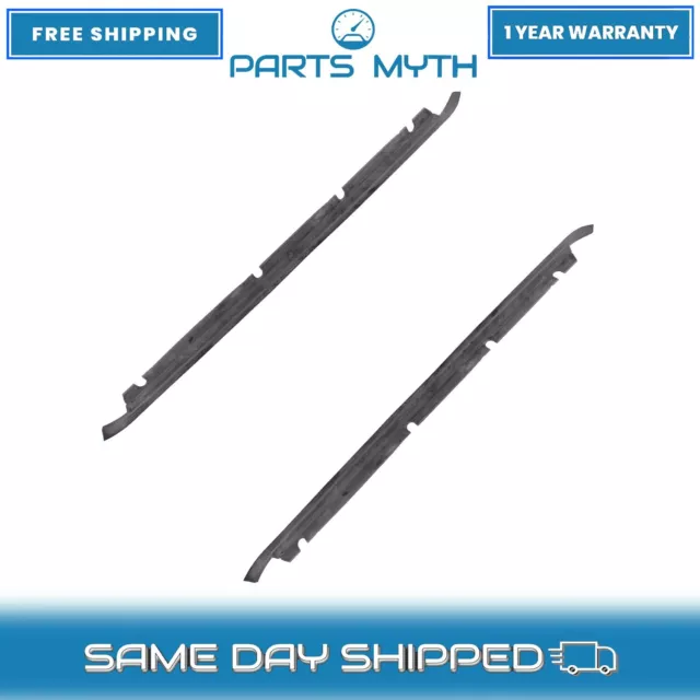 NEW Rubber T-Top Hatch Drip Edge Weatherstrip Seals Set For 82-92 Chevy Pontiac