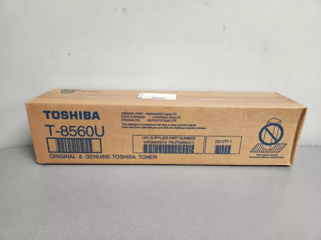 Toshiba T-8560 Black Toner Cartridge E STUDIO 556 Genuine