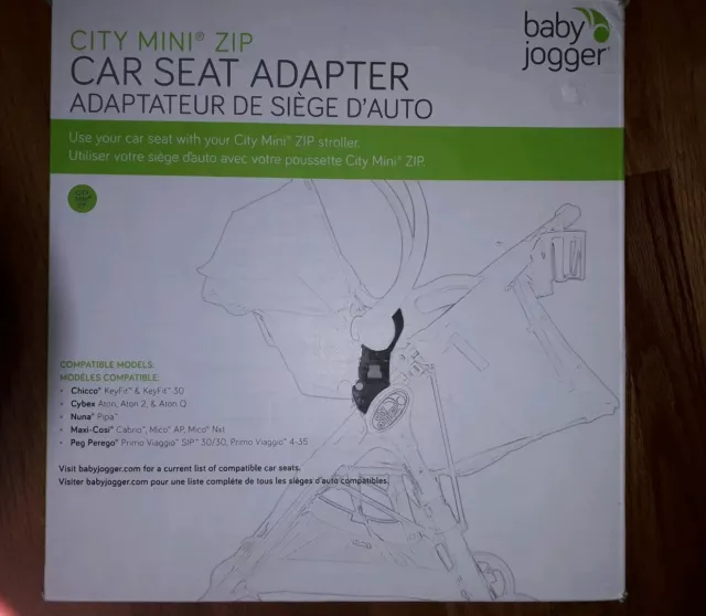 Baby Jogger City Mini Zip Stroller Infant Car Seat Adaptor