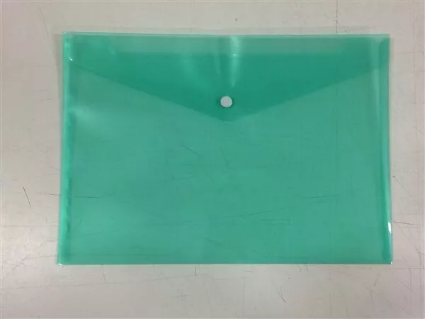 100 pz CARTELLINA PORTADOCUMENTI  A4 IN PLASTICA VERDE