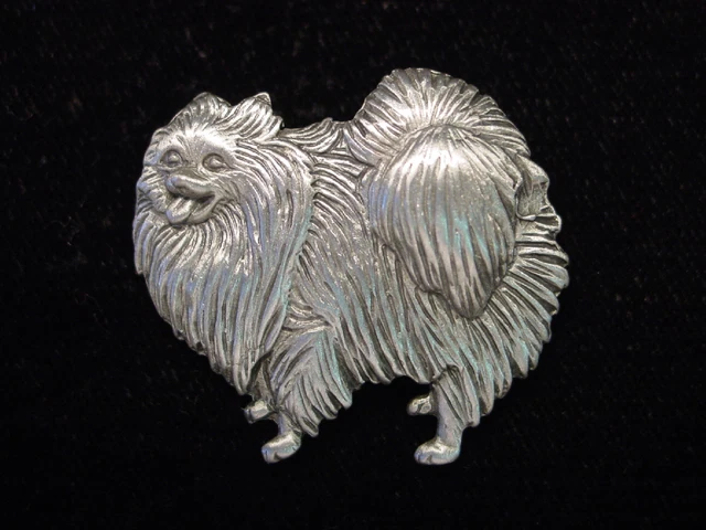 vintage signed brooch JJ Jonette Jewelry ?? Pug' Dog brooch
