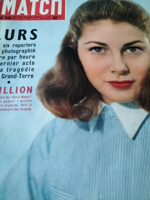 PARIS MATCH (1953)- Le drame de LURS (04) et l'affaire GASTON DOMINICI