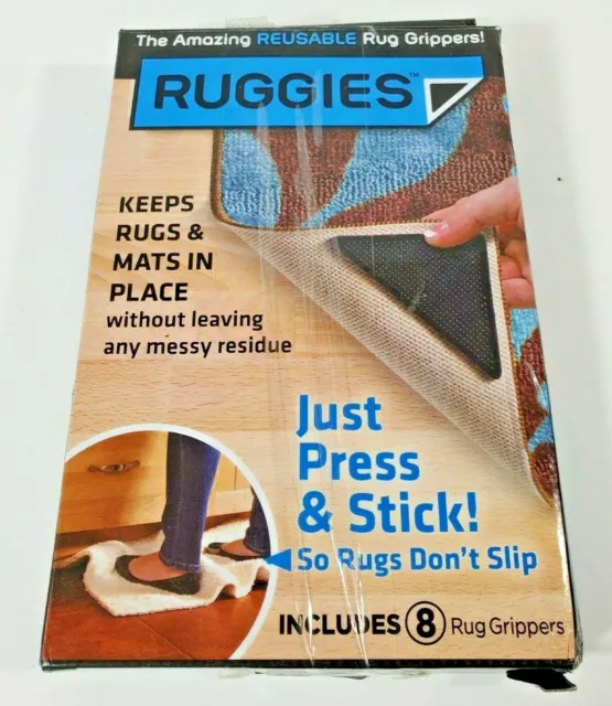 Ruggies Reusable Rug Gripper 8 Pack