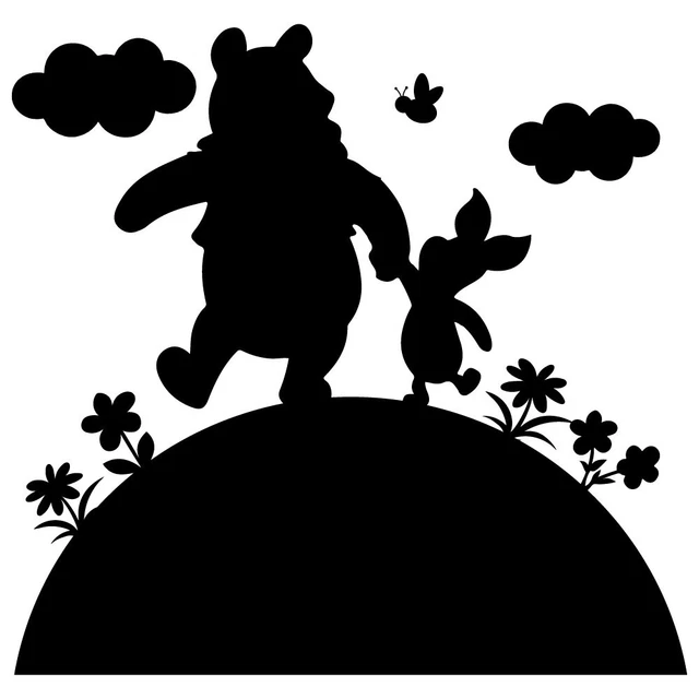 6,2 Zoll POOH & FERLET Vinyl Aufkleber Aufkleber Auto Laptop Winnie The Puuh Bear Pig Hill