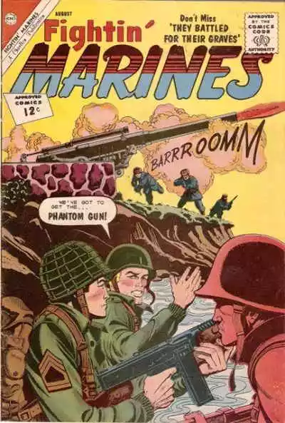 Fightin' Marines #48 VG; Charlton | low grade - August 1962 Phantom Gun - we com