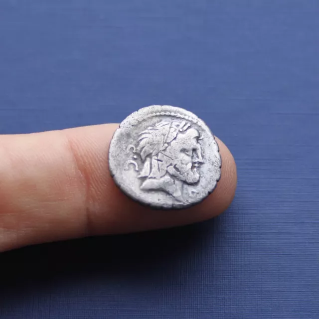 Republic Roman Silver Coin Denarius Unresearched C 100 BC