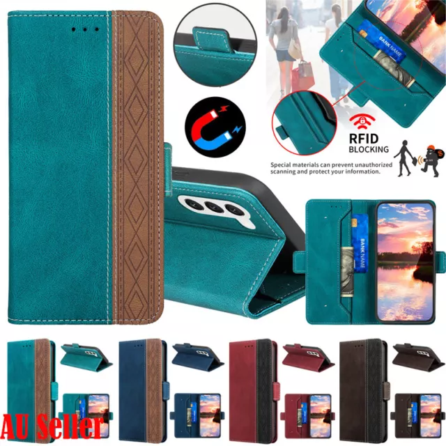 For Vivo Y21 Y21S Y33S Y12 Y11S Wallet Case Leather Flip Shockproof Magnet Cover