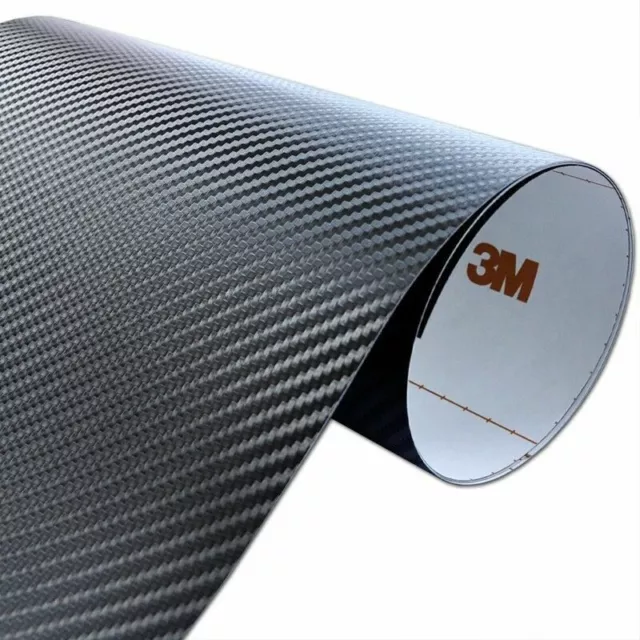 3M FILM VYNILE THERMOFORMABLE CARBONE 3D DI-NOC NOIR CA-421 30x100cm