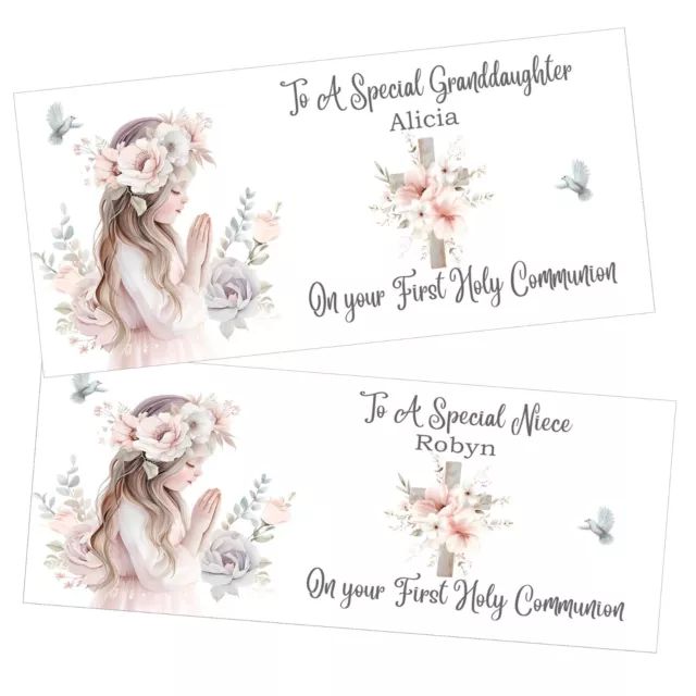 Personalised 1st - First Holy Communion Money Gift Voucher Wallet